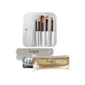 Shiny Cosmetic Brush Sets with Cosmetic bag